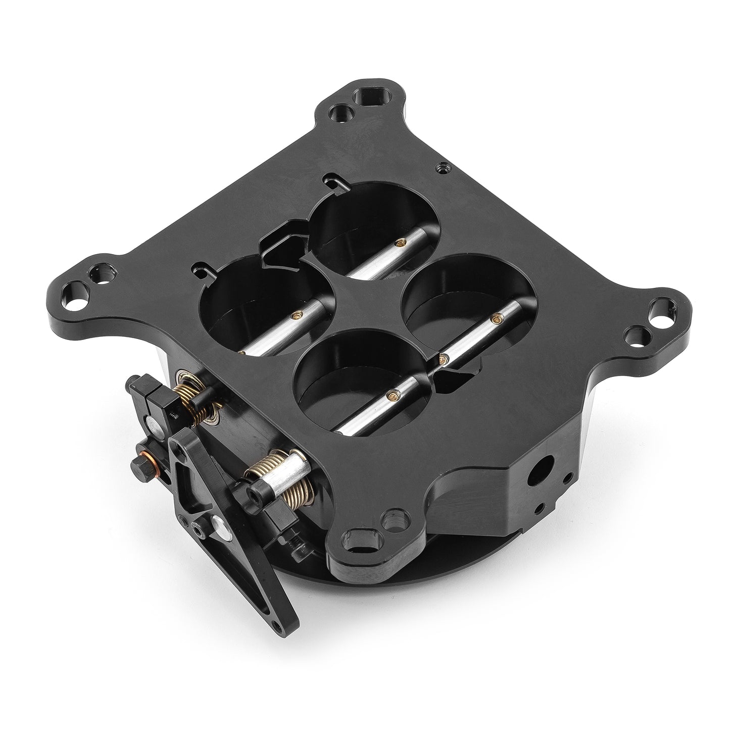 Cuerpo del acelerador mecanizado CNC de 4 cilindros, 1200 CFM, 4150 mm, color negro