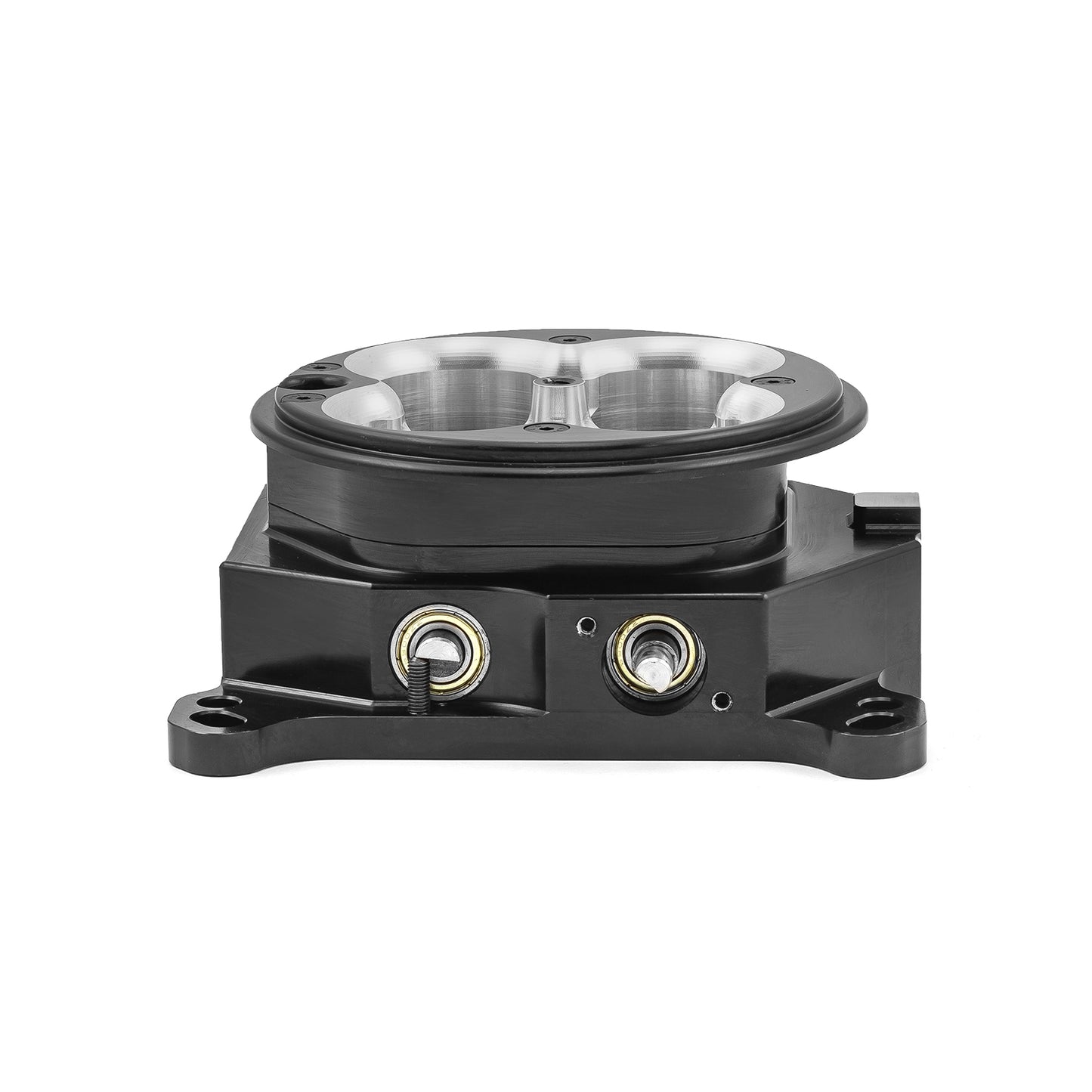 Cuerpo del acelerador mecanizado CNC de 4 cilindros, 1200 CFM, 4150 mm, color negro