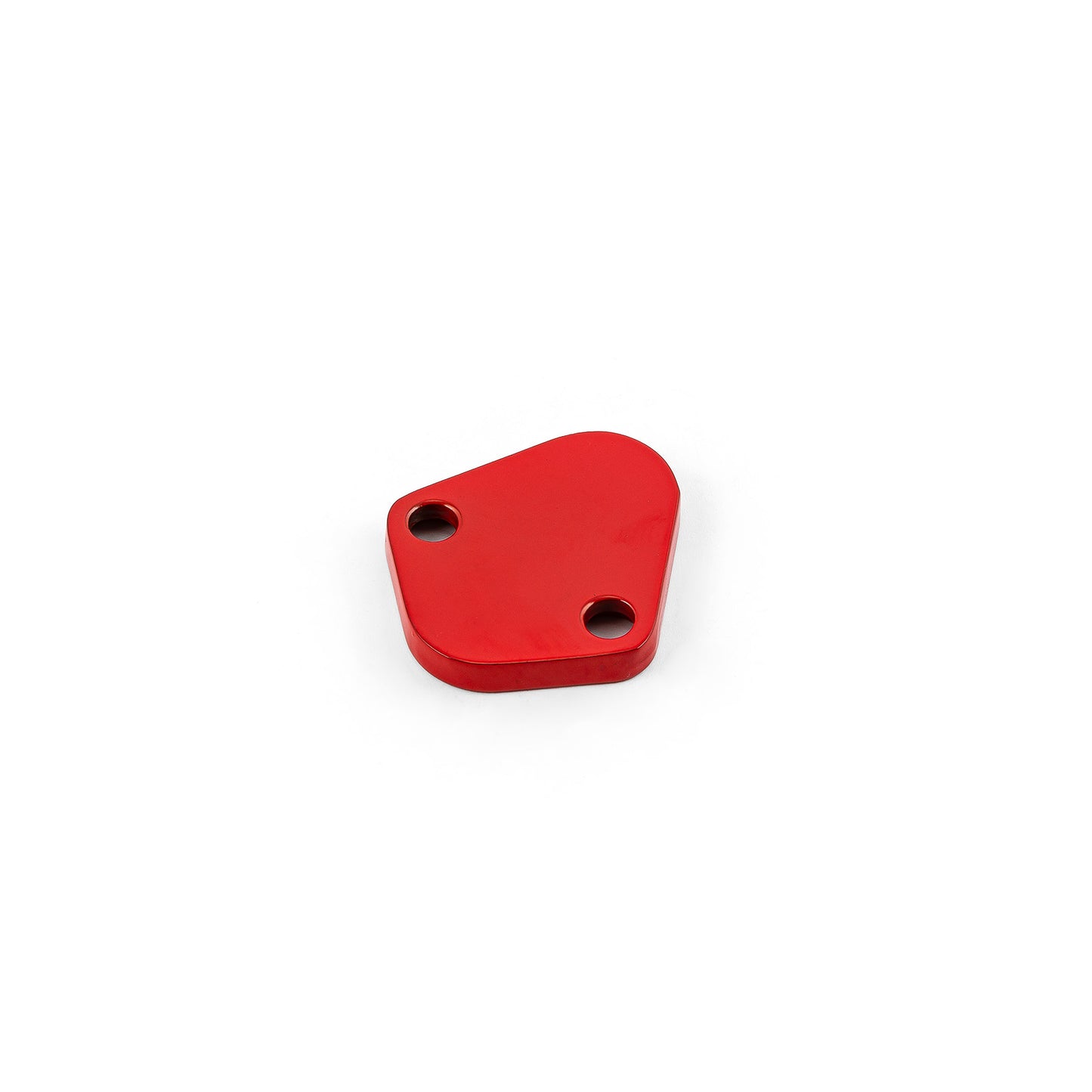 Universal Chevy BBC Ford SB BB Chrysler Fuel Pump Block-Off Plate Red
