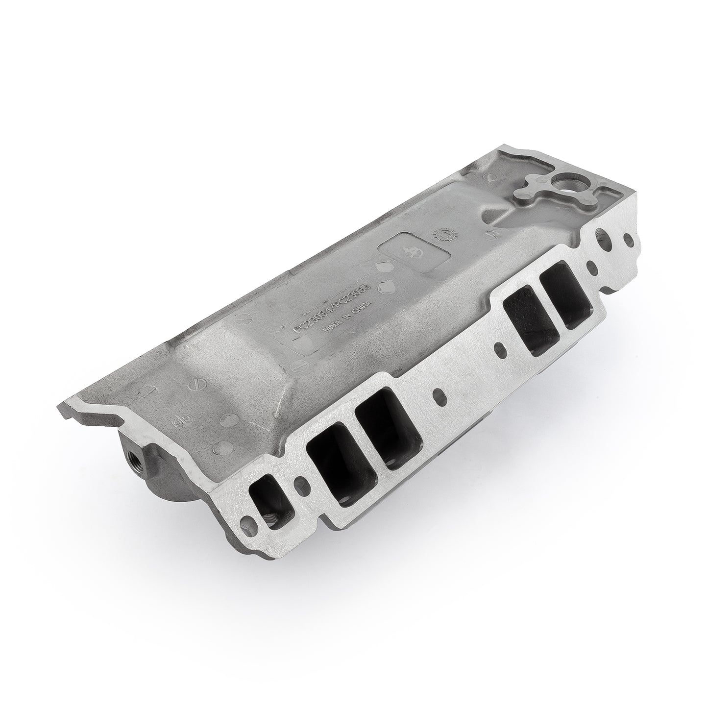Chevy BBC 454 Rect Port Dominator w/Inj Ports High Rise Intake Manifold Satin
