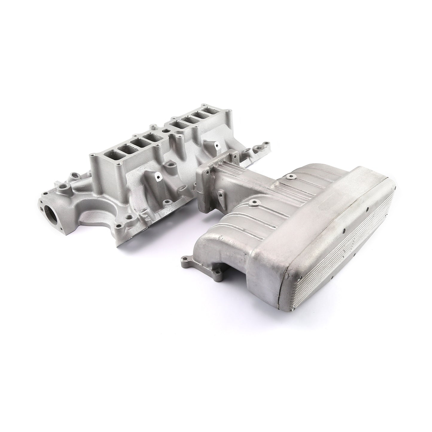 Sistema de colector de admisión completo calificador Ford 5.0L EFI 1986-93 Satinado