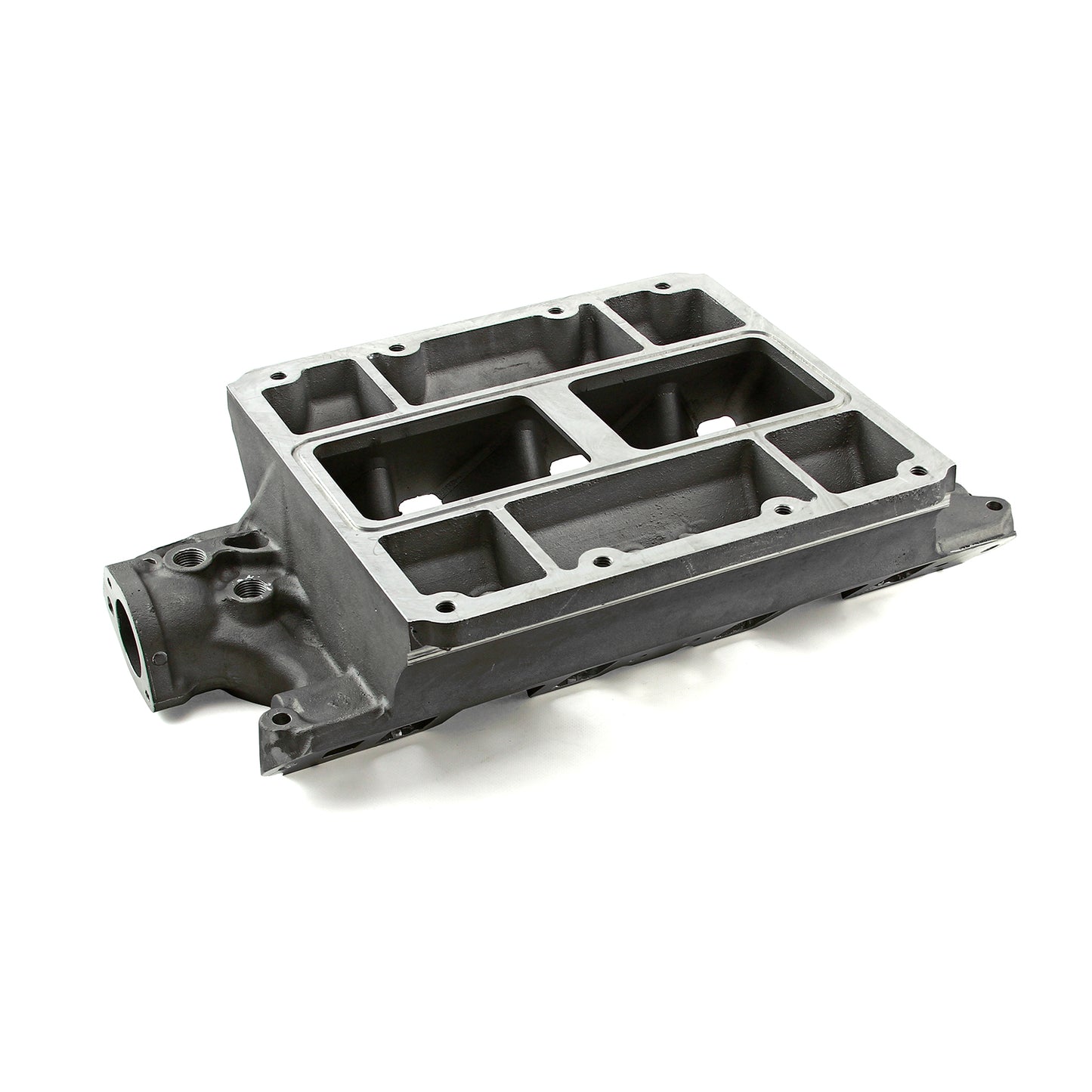 Ford SB 289 302 Windsor 6-71 8-71 Supercharger Satin Aluminum Intake Manifold