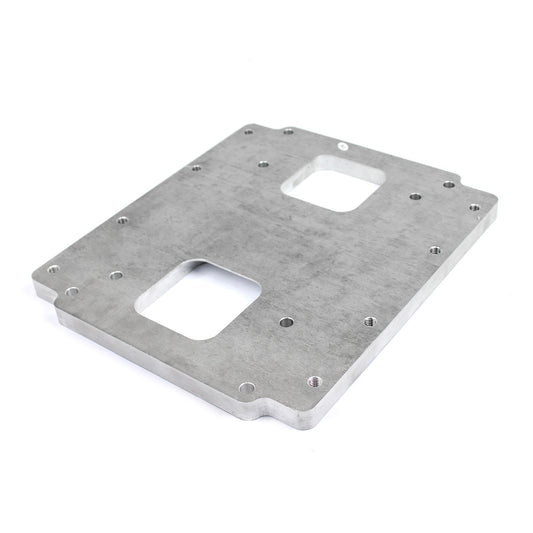 Placa adaptadora de colector de carburador doble Ford 302 351C a supercargador 6/71 únicamente