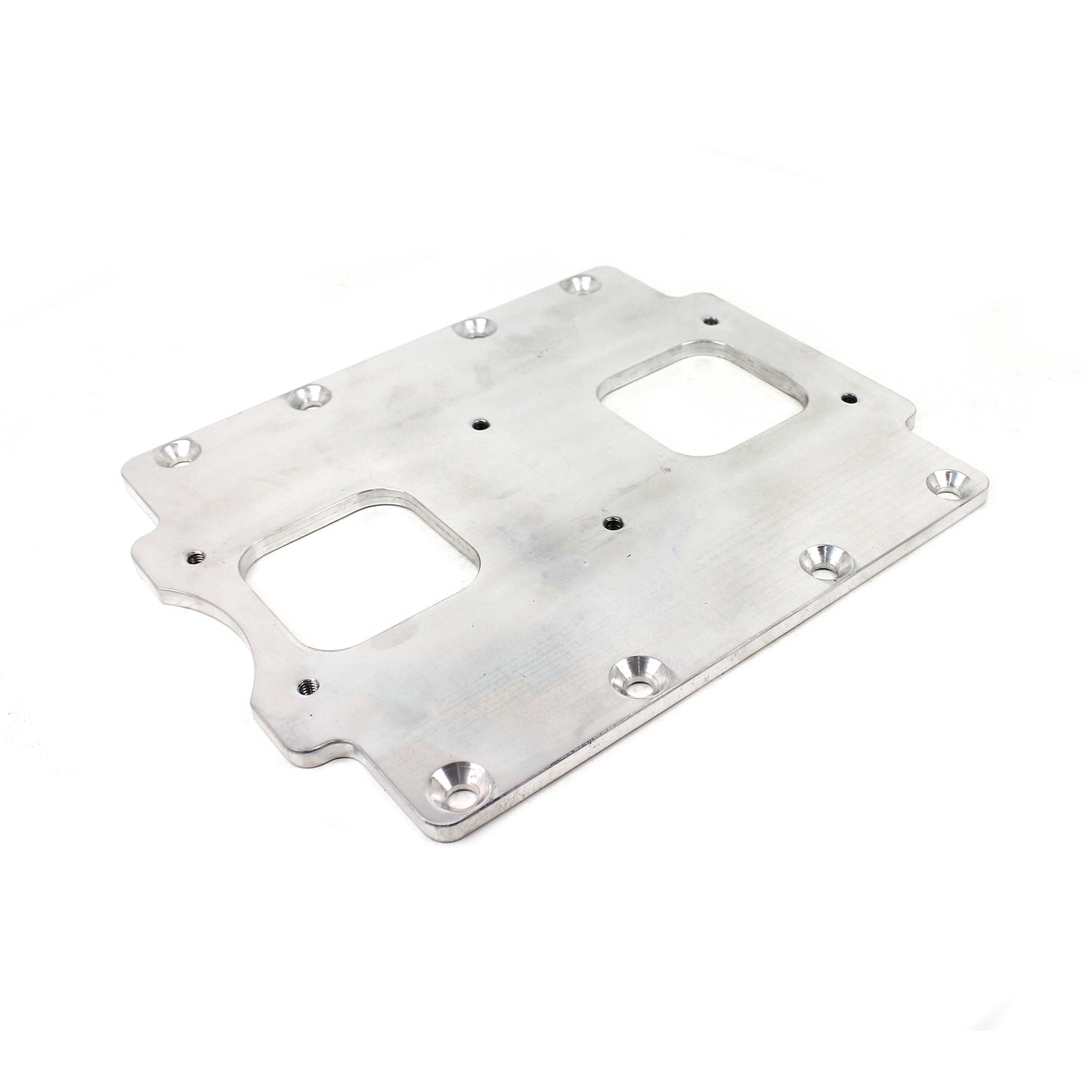 Placa adaptadora de colector de admisión de supercargador universal 6/71 a carburador doble