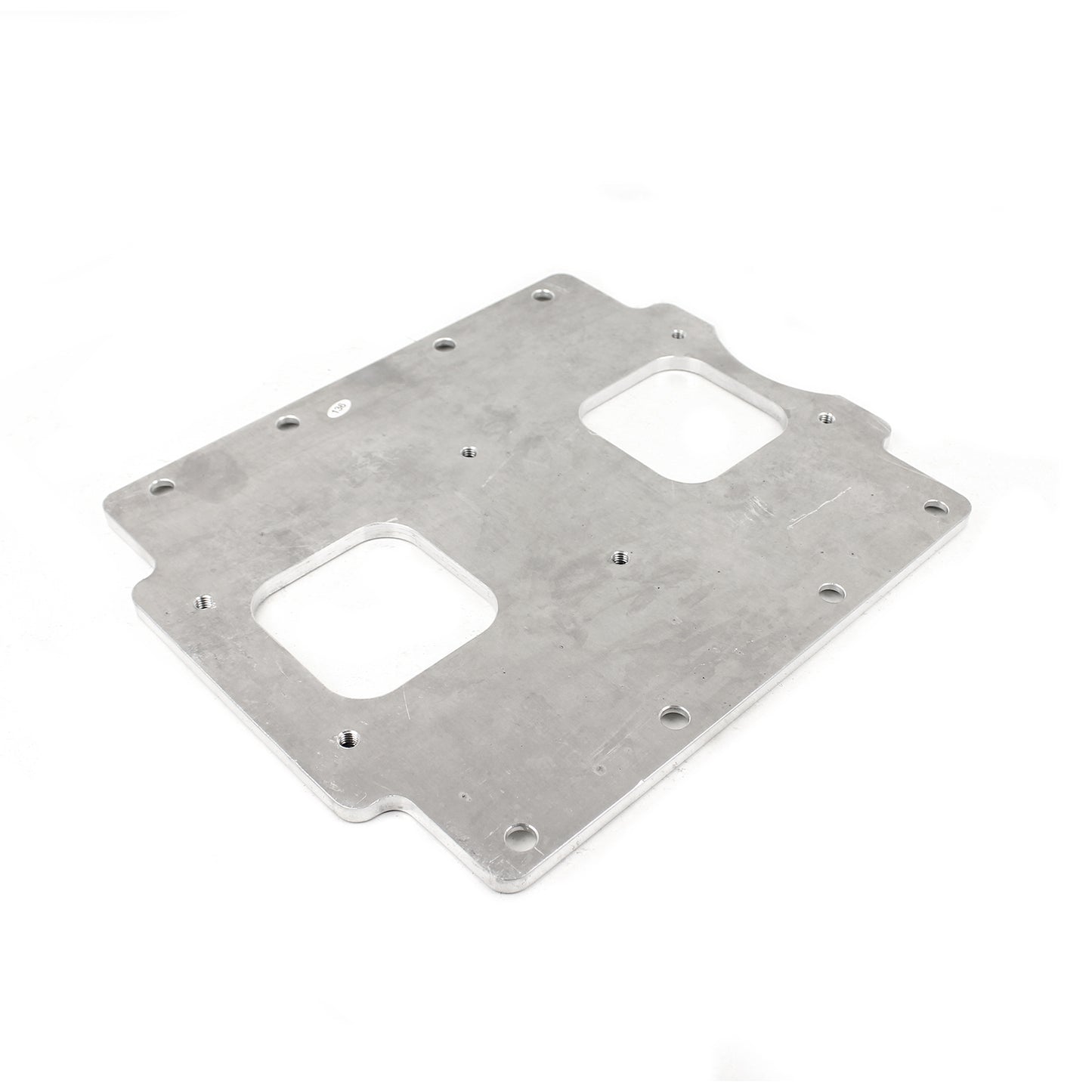 Placa adaptadora de colector de admisión de supercargador universal 6/71 a carburador doble