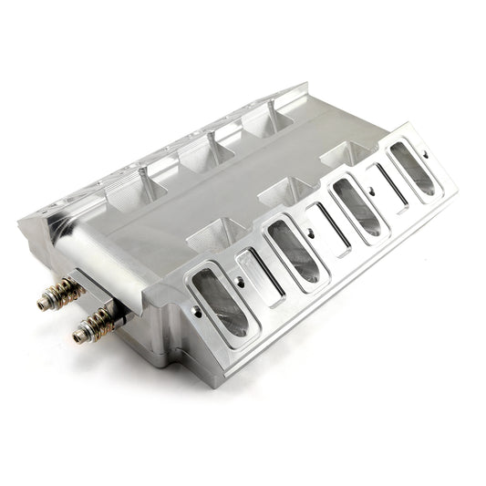 Colector de admisión de aluminio billet CNC para supercargador Chevy GM LS1 LS2 LS6 6-71 8-71