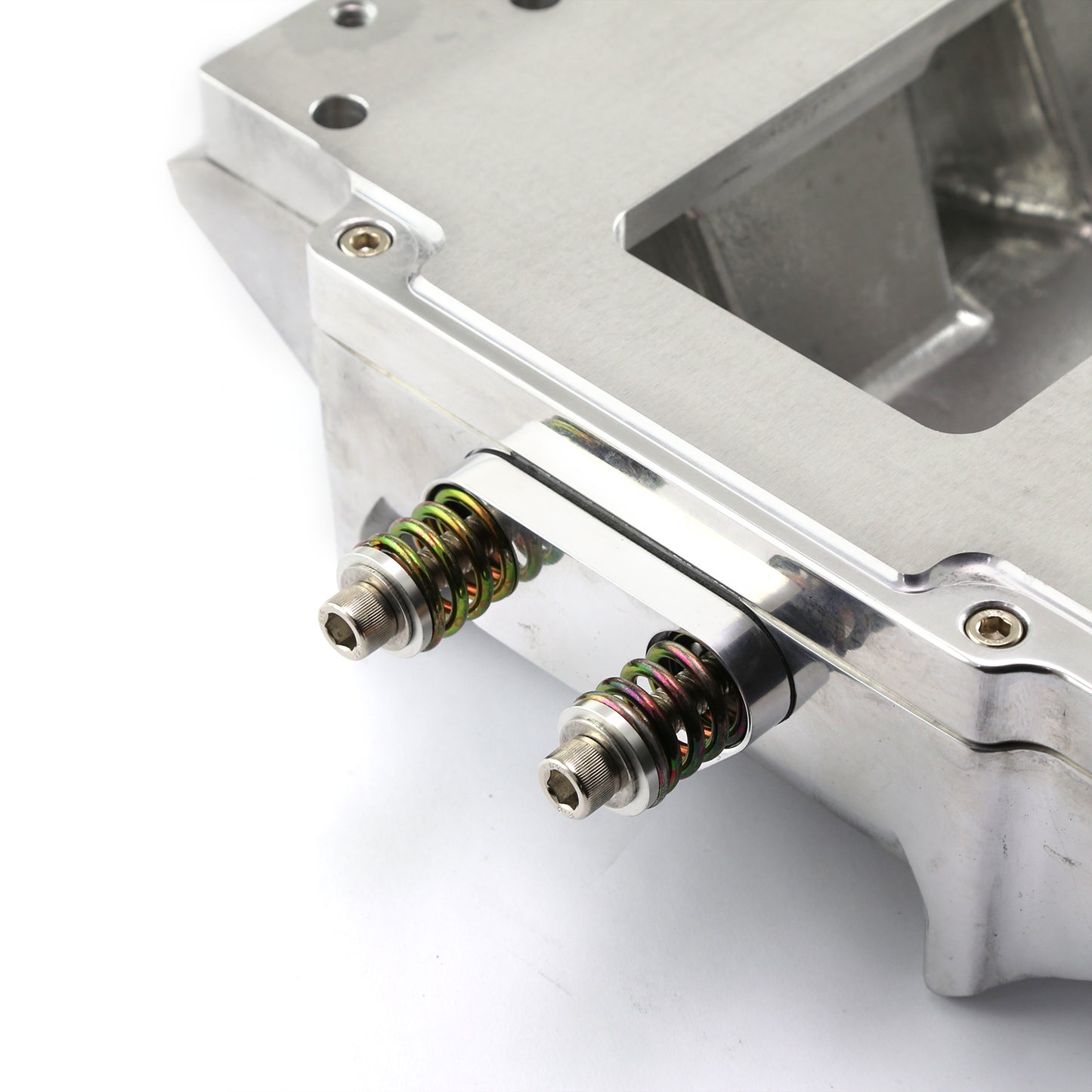 Colector de admisión de aluminio mecanizado CNC para supercargador Chevy GM LS1 LS2 LS6 6-71 8-71