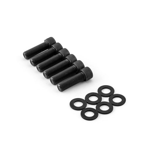 Kit de pernos de polea de entrada del supercargador, rosca fina de 1,25" y 3/8" (cantidad: 6)