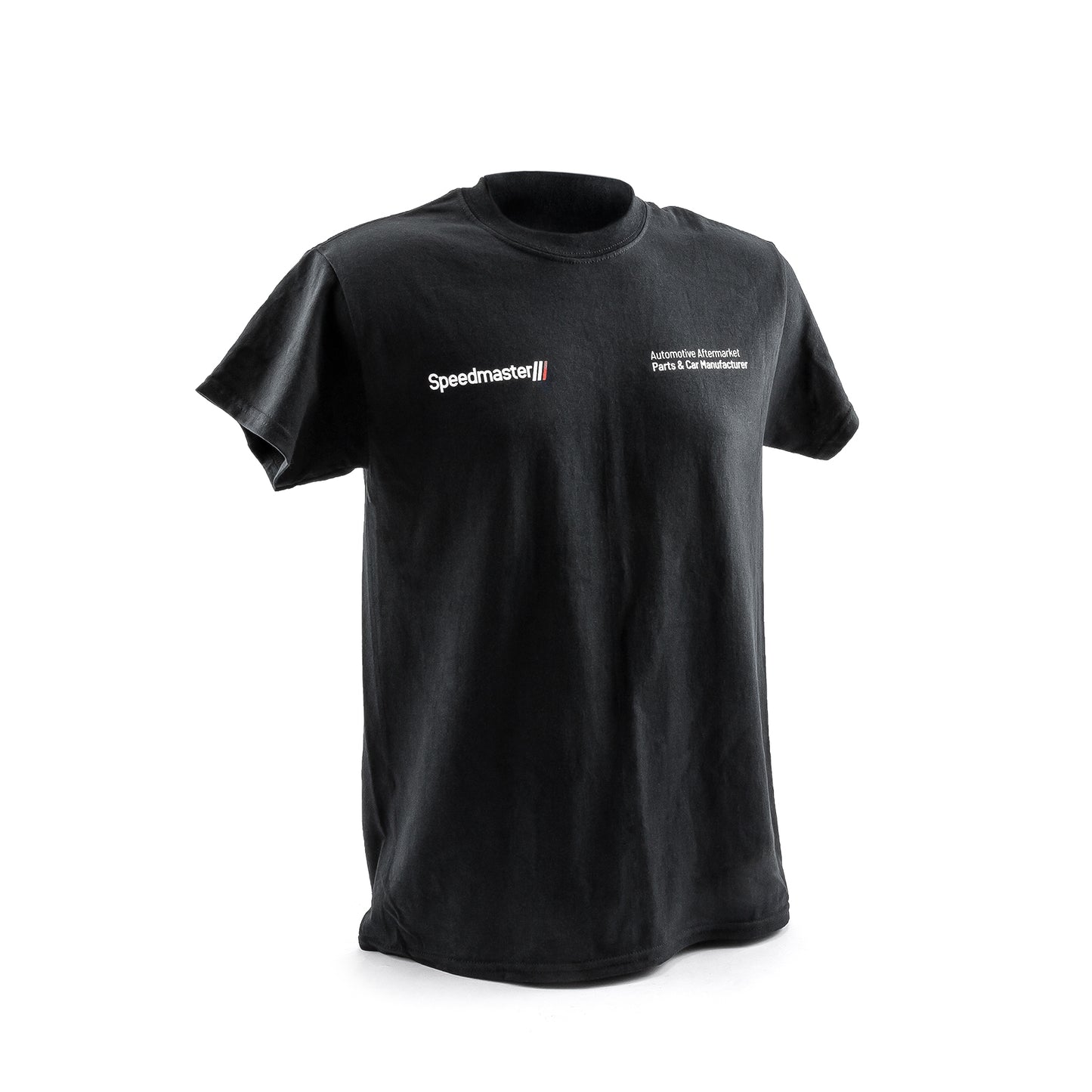 Camiseta de algodón negra del equipo Speedmaster