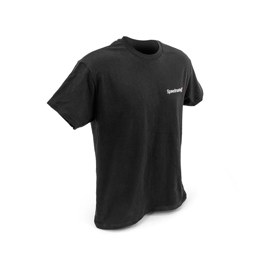 Camiseta de algodón negra legendaria del Speedmaster