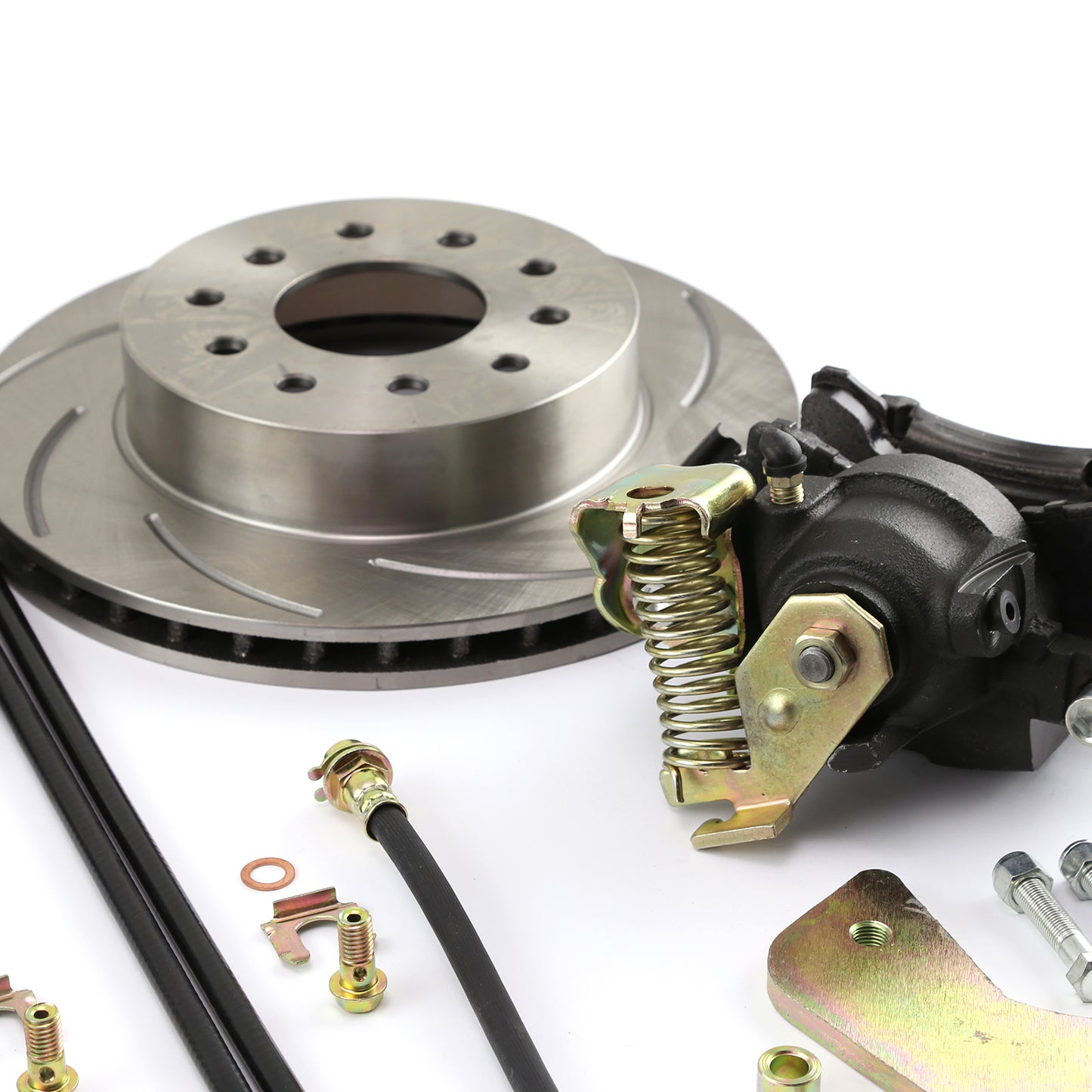 Kit de conversión de freno de tambor trasero a disco GM 10 de 12 pernos