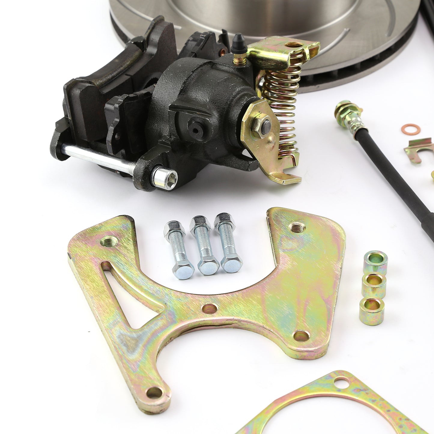 Kit de conversión de freno de tambor trasero a disco GM 10 de 12 pernos