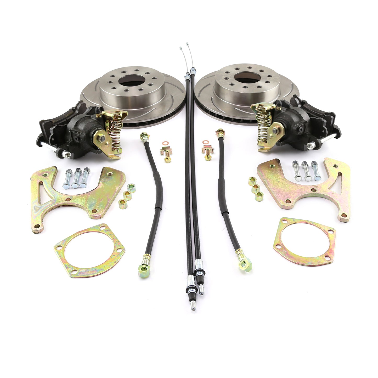 Kit de conversión de freno de tambor trasero a disco GM 10 de 12 pernos