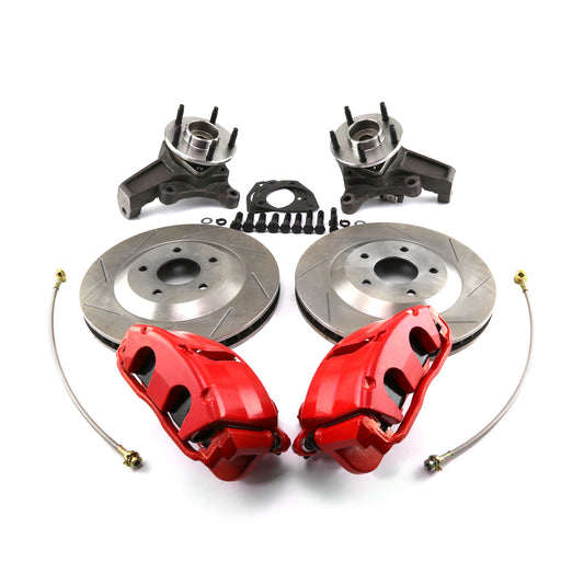 GM C5 Corvette 13" Slotted Front Disc Brake Conversion Kit