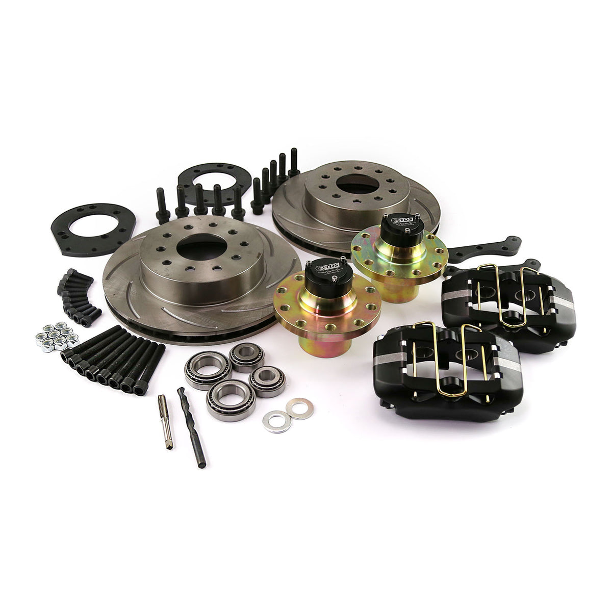 Kit de actualización de freno de disco delantero de 4 pistones para Ford Mustang 1965-1969