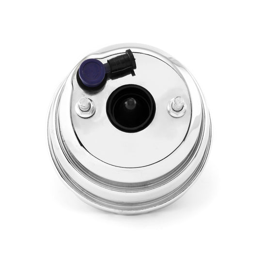 7" Universal Dual Diaphragm Brake Booster Chrome