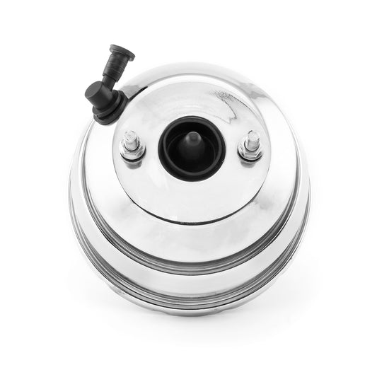 8" Universal Dual Diaphragm Brake Booster Chrome