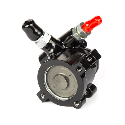 Bomba de dirección asistida con depósito remoto, color negro, para Chevy GM 1980-01 Saginaw TC Tipo 2