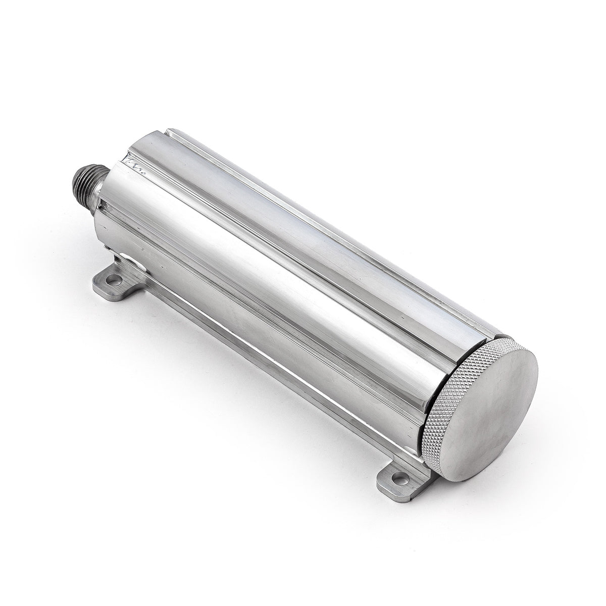 Depósito de dirección asistida de aluminio billet de 8,5 x 2,5