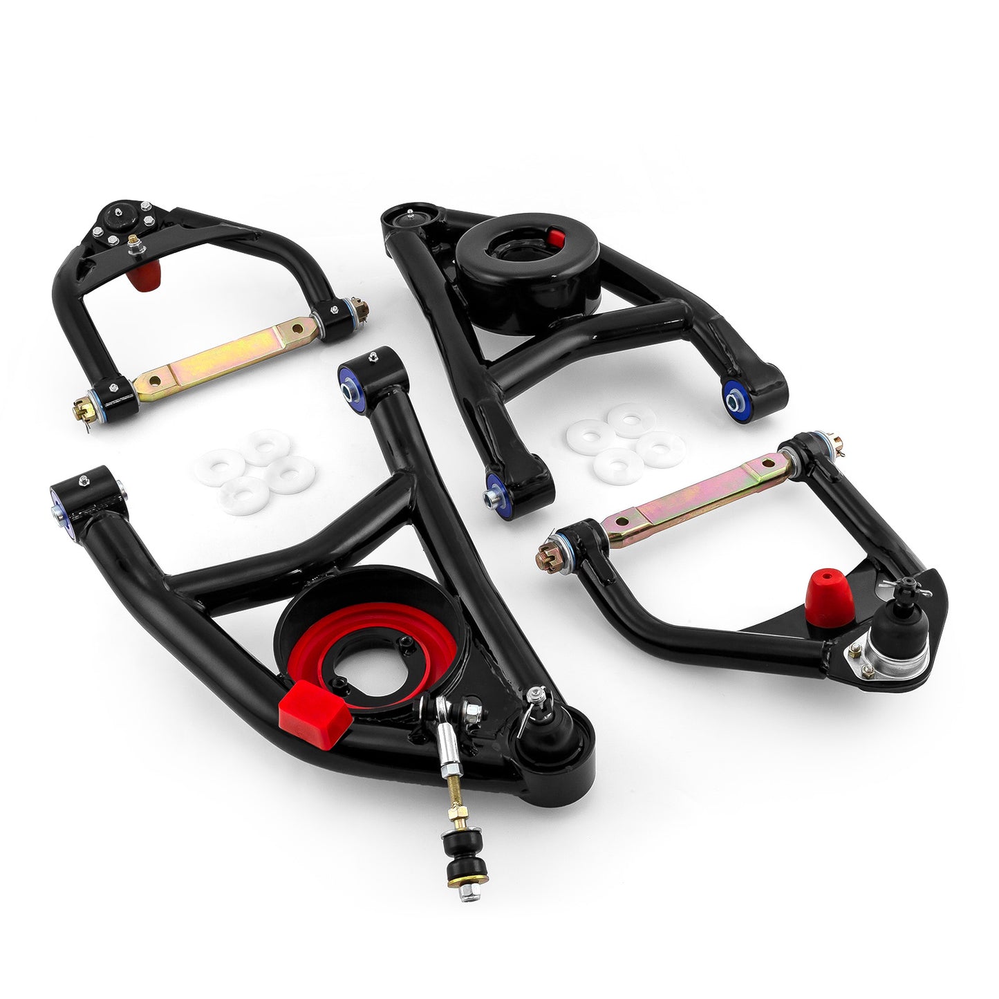 Brazos de control delanteros superiores e inferiores tubulares para Chevelle Monte Carlo GTO A Body 1964-67