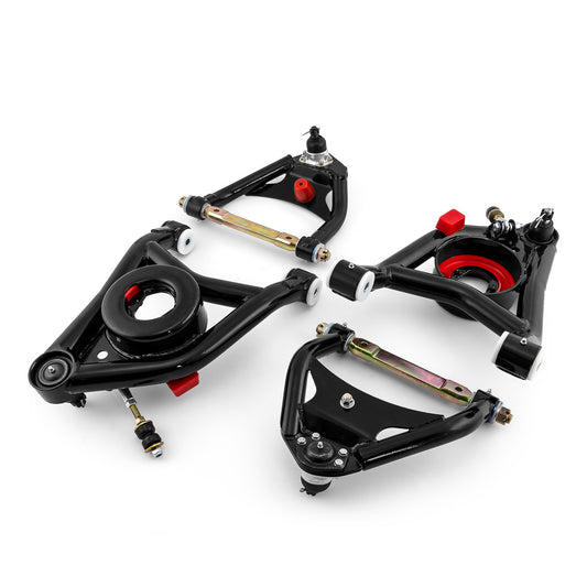 Brazos de control delanteros superiores e inferiores tubulares para Chevelle Monte Carlo GTO A Body 1964-67