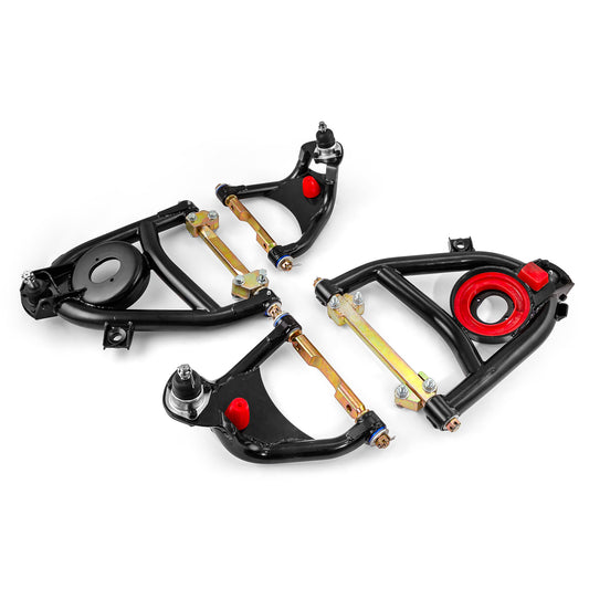 Brazos de control delanteros superiores e inferiores tubulares Tri5 para Chevy Bel Air 1955-1957