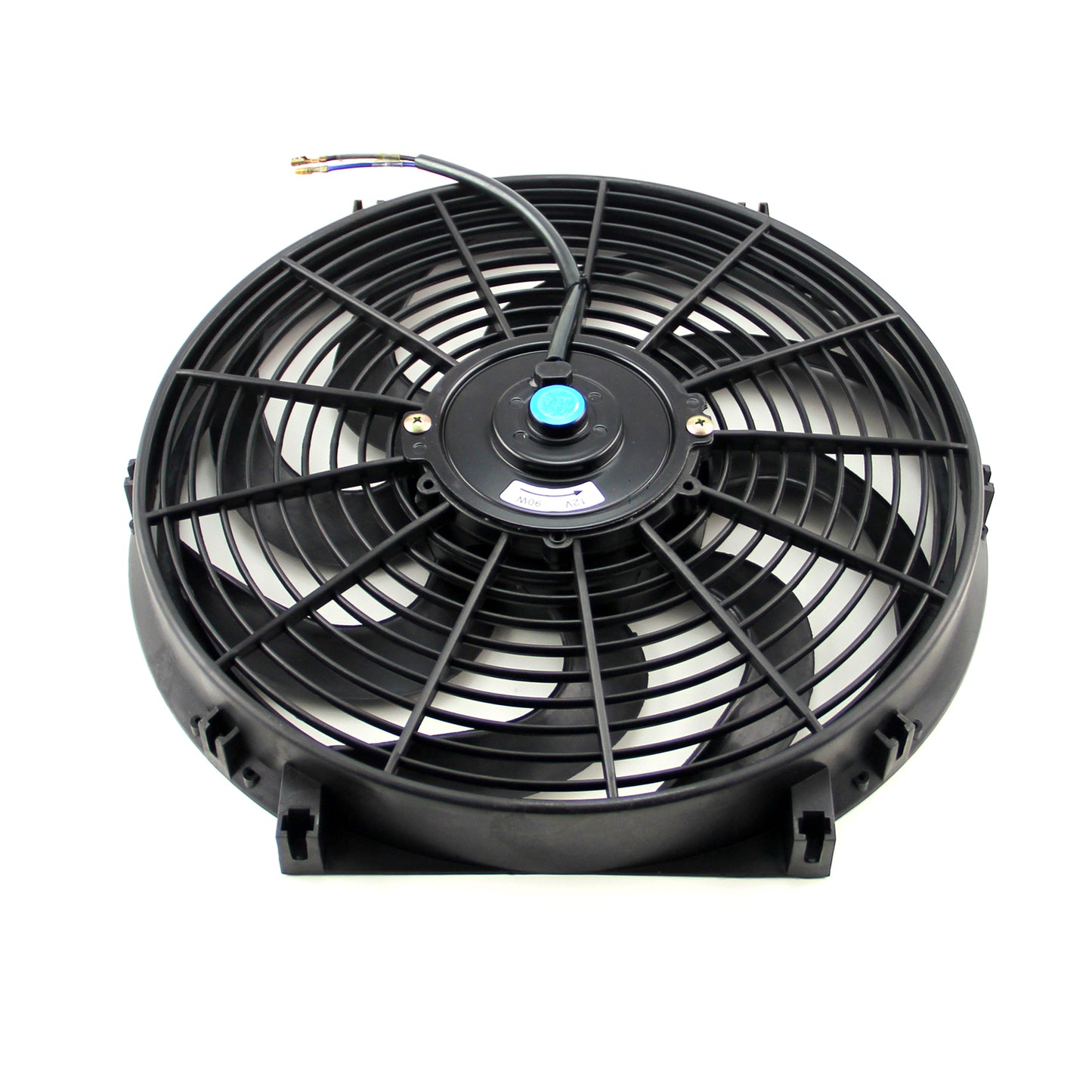 Ventilador termoeléctrico con aspas en forma de S de 12 V y 14" reversible