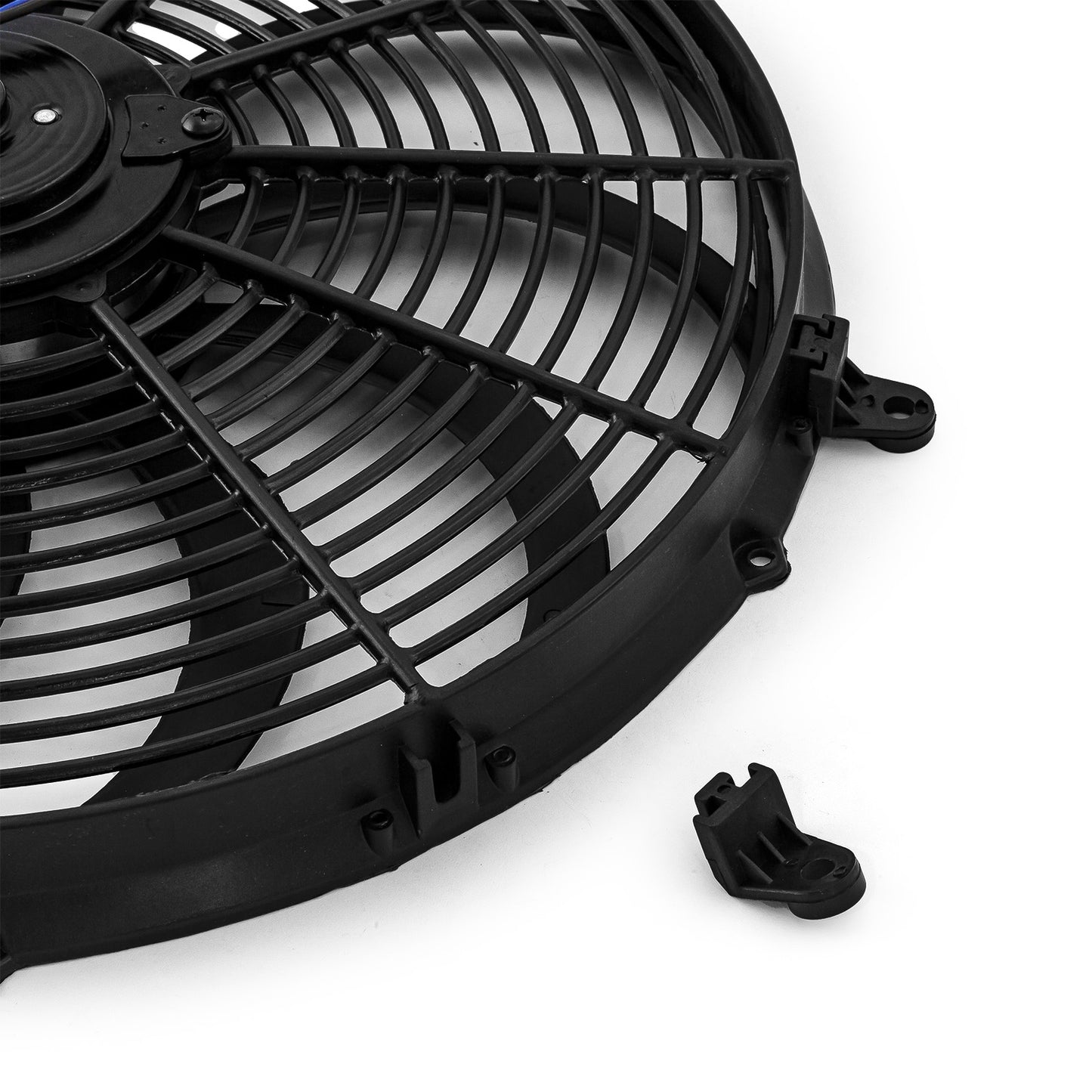 Ventilador térmico eléctrico con aspas en forma de S de 12 V y 16" reversible