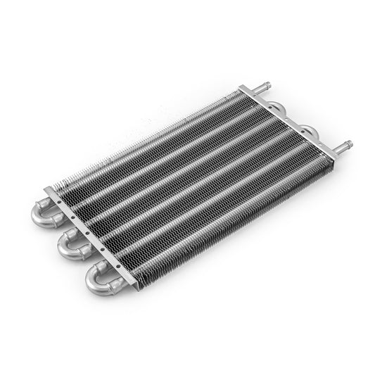 Transmission Tube and Fin Fluid Oil Cooler 15.5" x 7.5" w/ Mounting Hardware