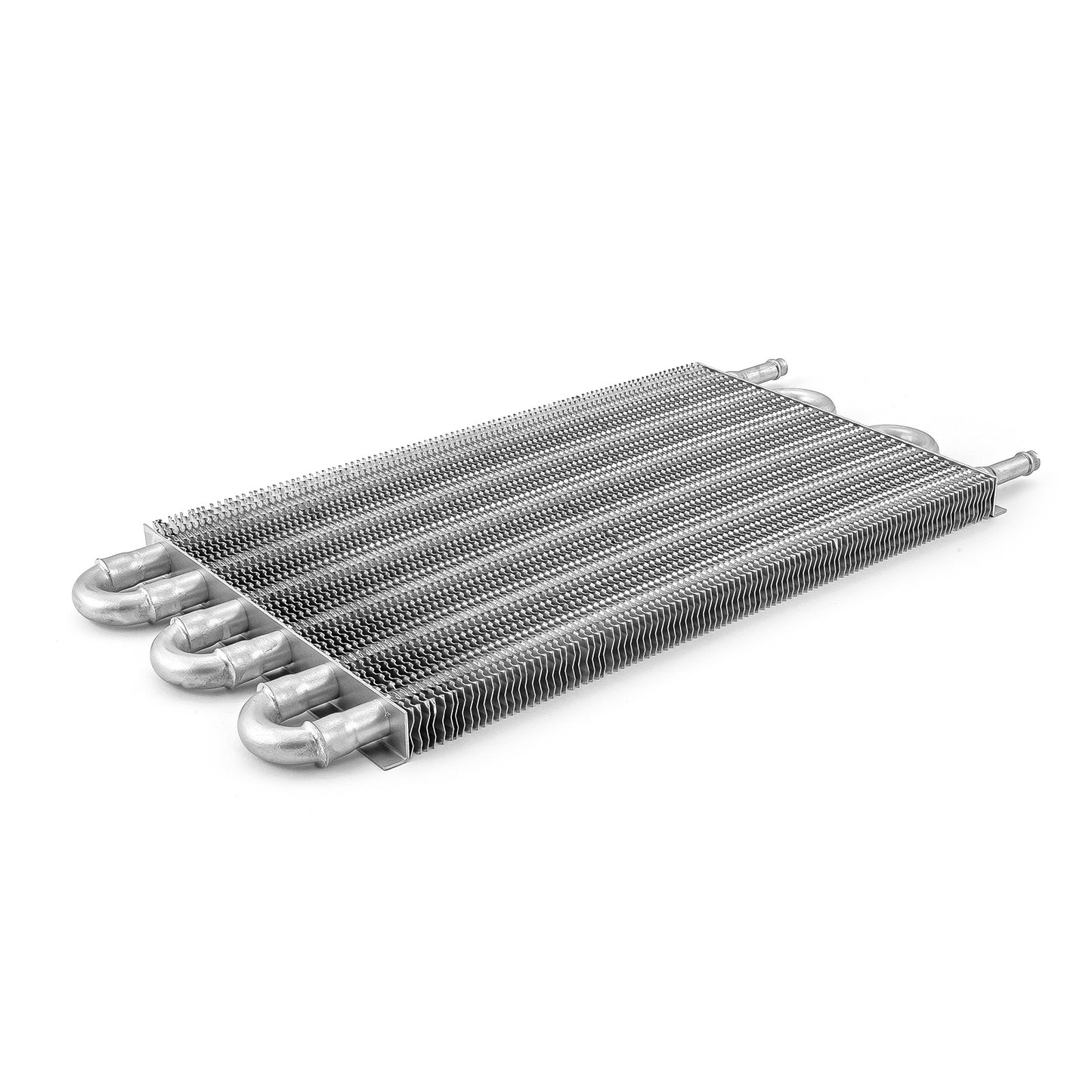 Enfriador de aceite de fluido de transmisión, tubo y aleta, 15,5" x 7,5" con herrajes de montaje