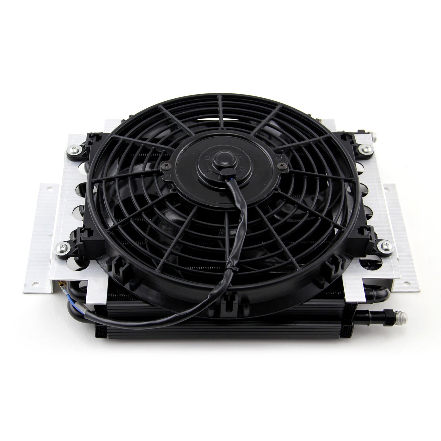 Remote 16 Pass Transmission Oil Cooler & Fan Kit w/Acc