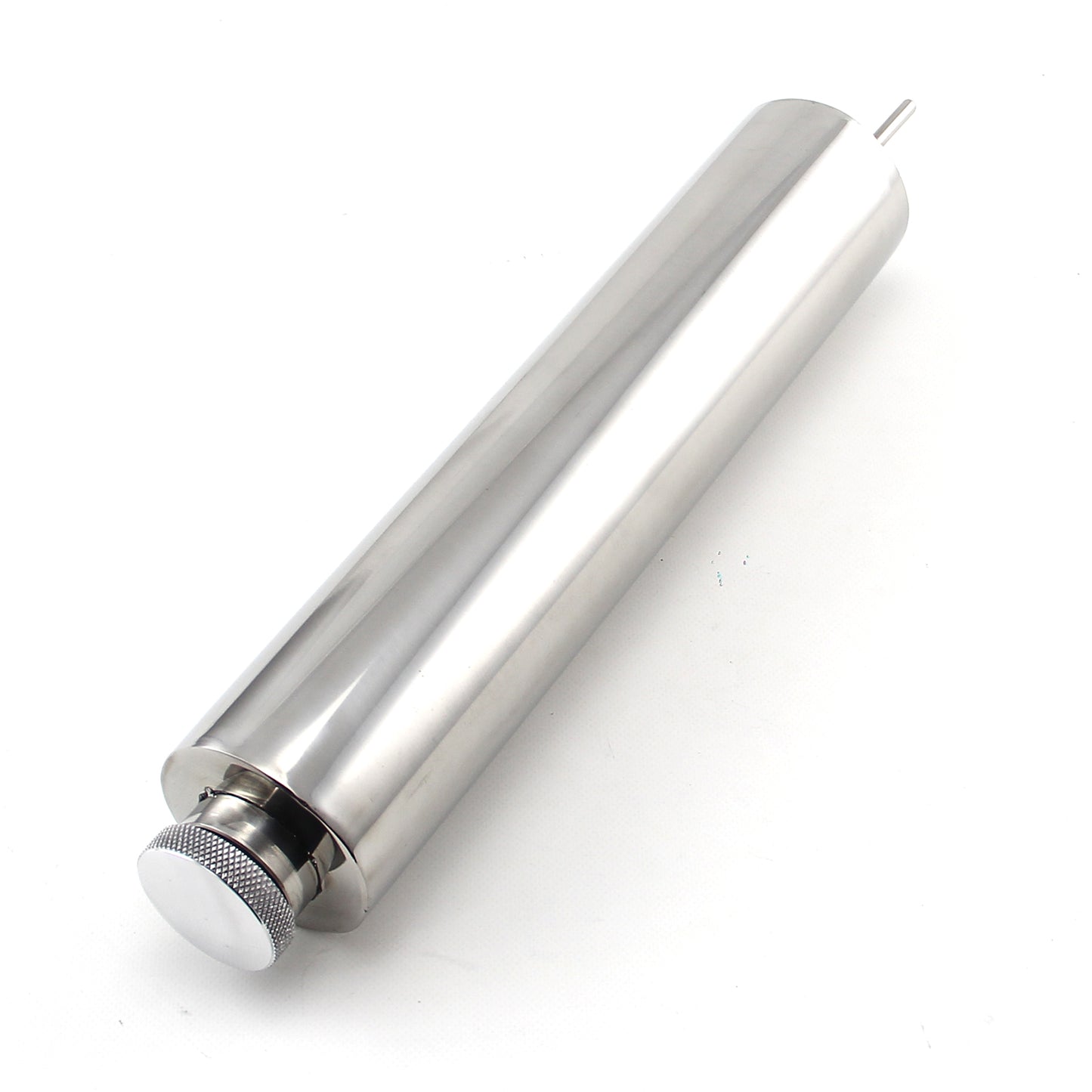 Tanque de desbordamiento de acero inoxidable de 3" x 15" con kit de soporte de montaje