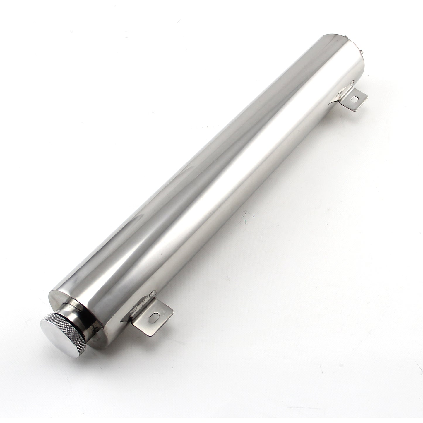 Tanque de desbordamiento de acero inoxidable de 3" x 21" con kit de soporte de montaje