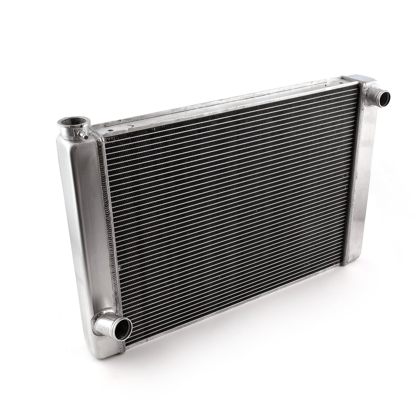 Ford Mopar 29x19x2.2 Aluminum Radiator (TR-BL Outlets) W/O Drain Plug Satin