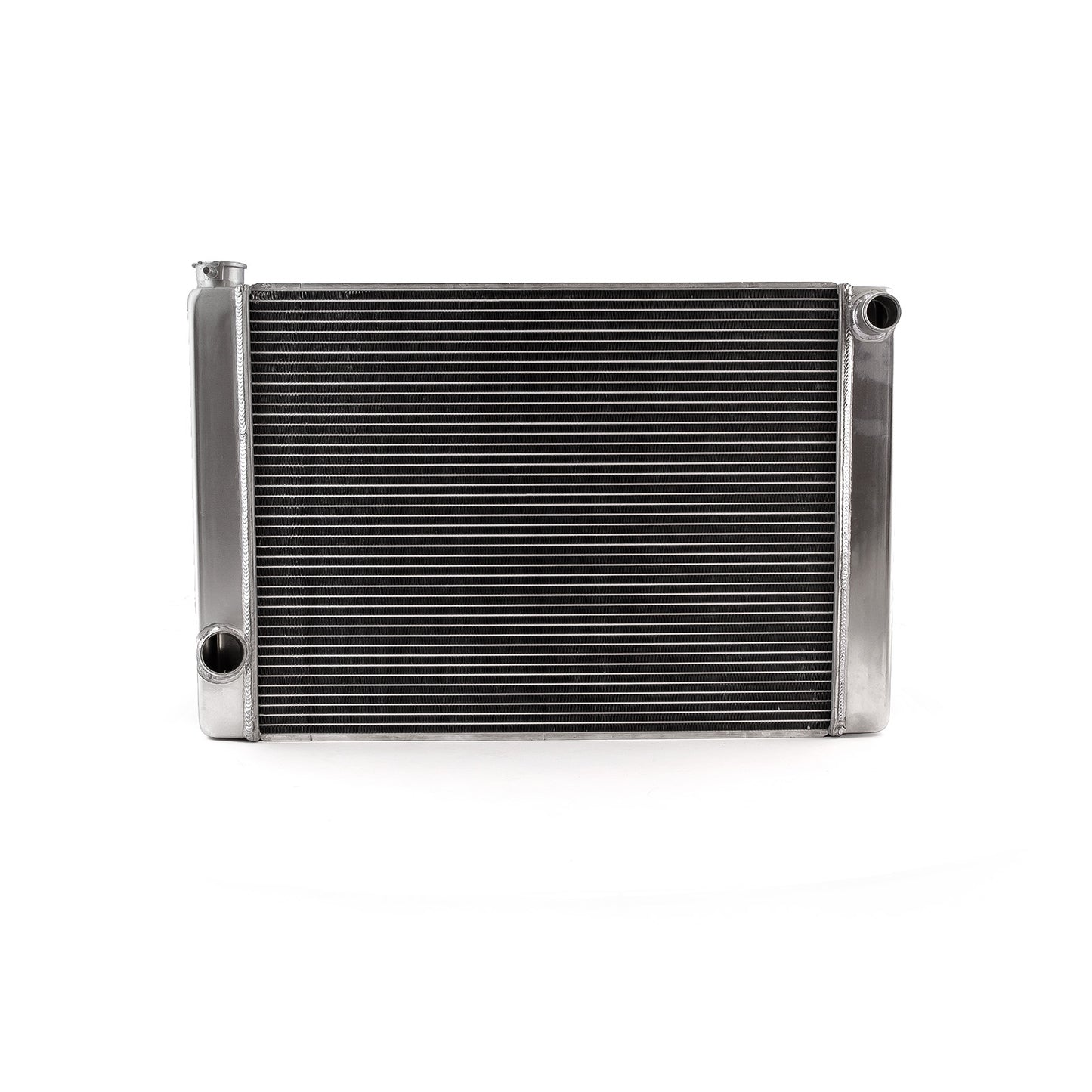 Ford Mopar 29x19x2.2 Aluminum Radiator (TR-BL Outlets) W/O Drain Plug Satin