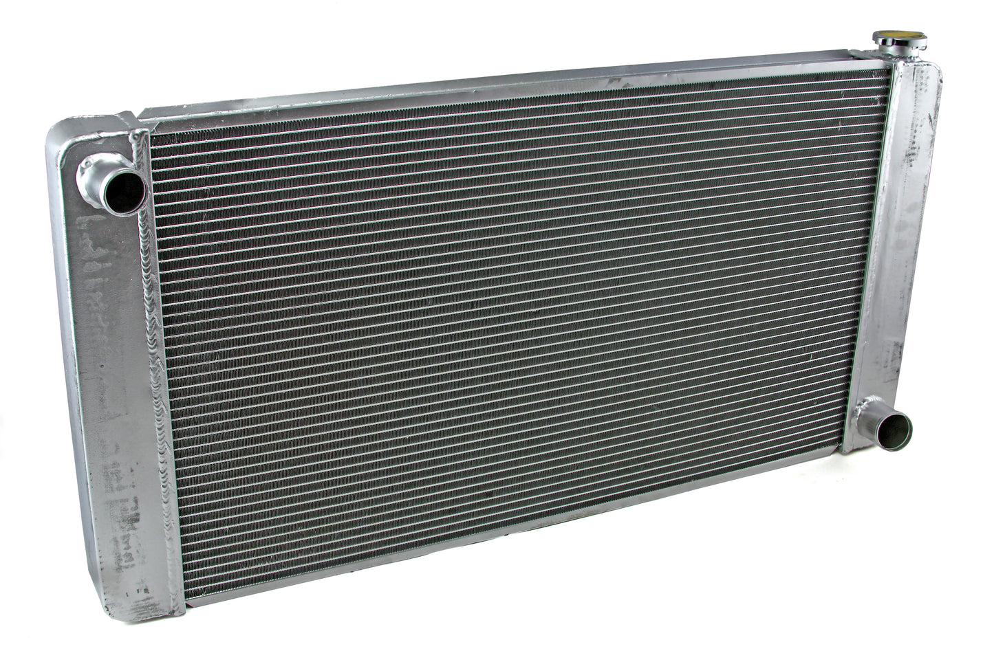 Gm Chevy 29x19x2.2 Aluminum Radiator (TL-BR O/Lets) Polished