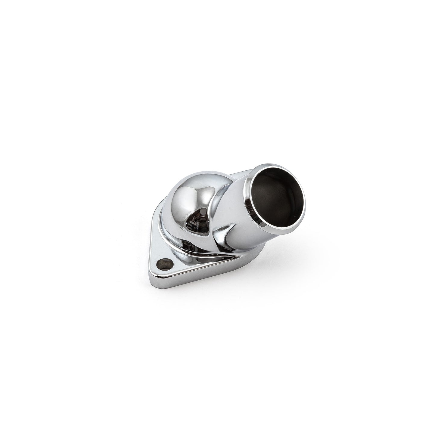 Carcasa del termostato de 45 grados para Chevy SBC 350 (1968-86), cuello de agua cromado