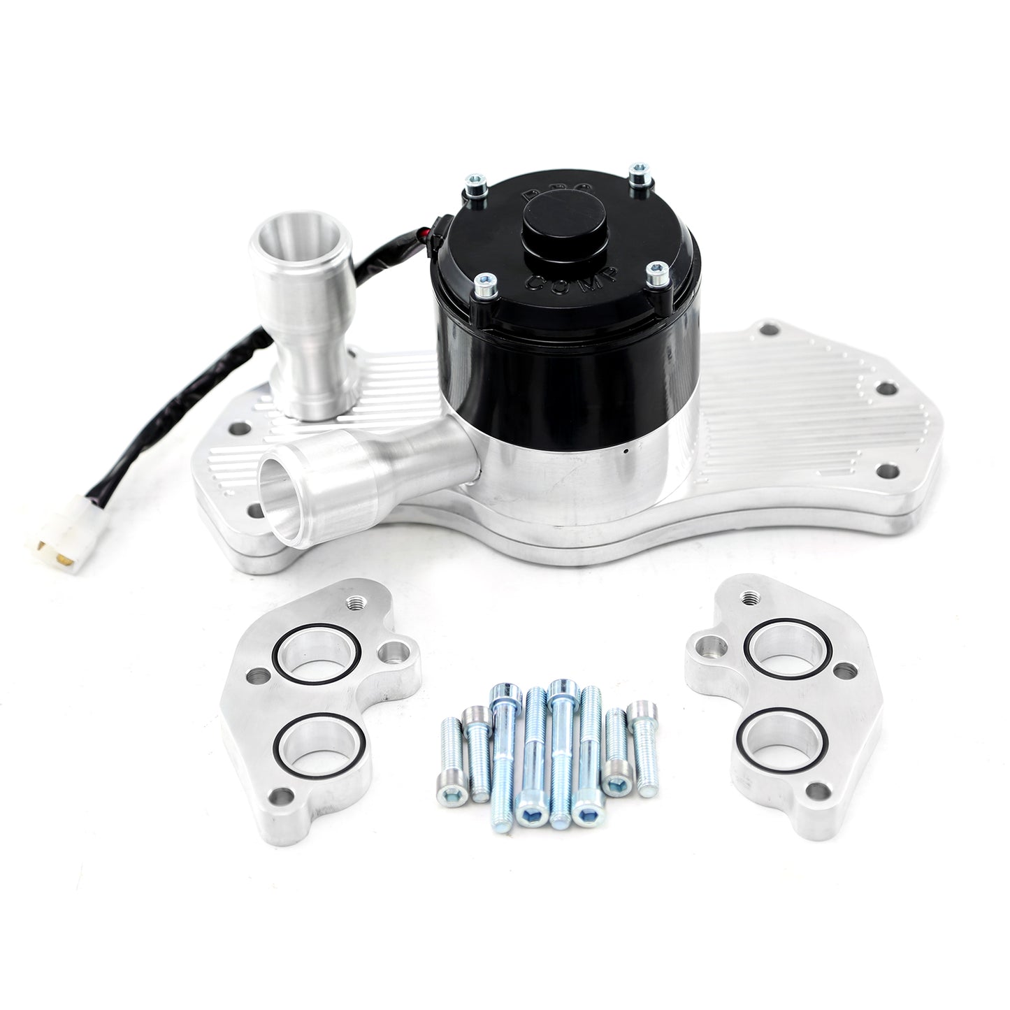 Bomba de agua eléctrica Chevy LS1 Slimline de 40+ Gpm pulida