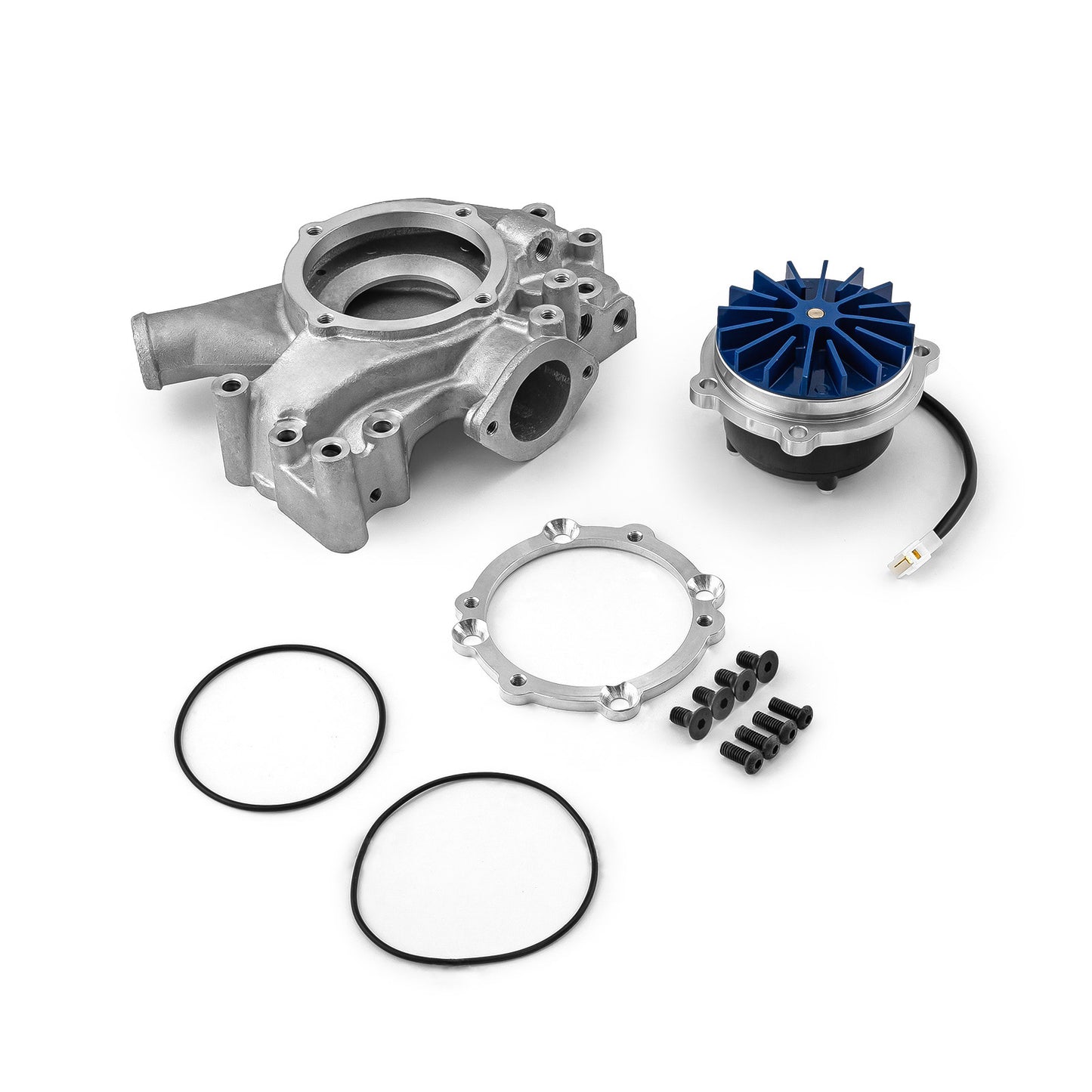 Kit de bomba de agua eléctrica y carcasa Mopar Chrysler BB 440 de 55 Gpm