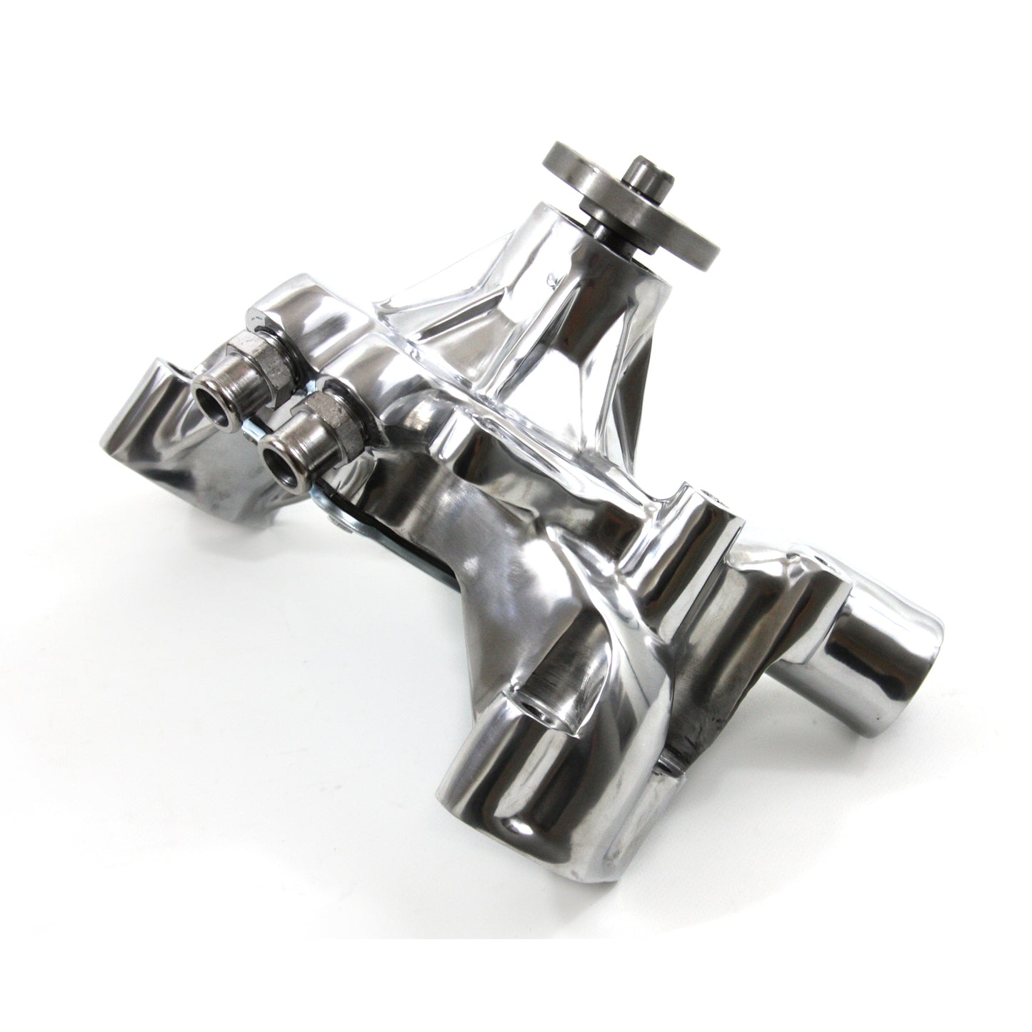 Bomba de agua larga de aluminio pulido de alto volumen para Chevy BBC 454