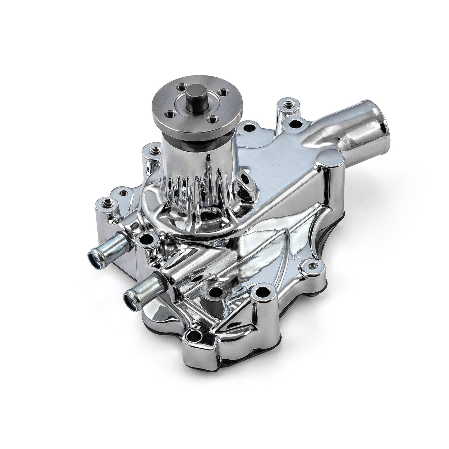 Ford SB 289 302 351 Windsor High Volume Aluminum Driver Side Water Pump Chrome