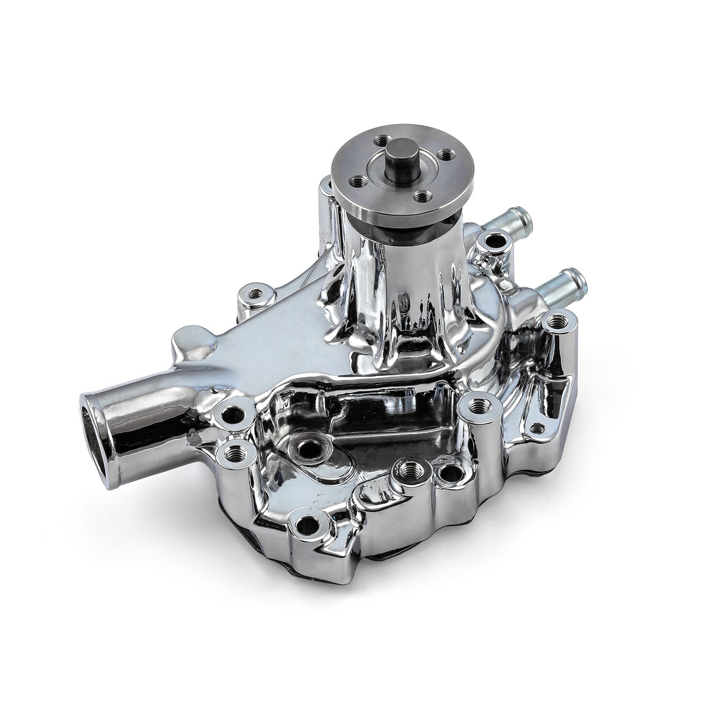 Ford SB 289 302 351 Windsor High Volume Aluminum Driver Side Water Pump Chrome