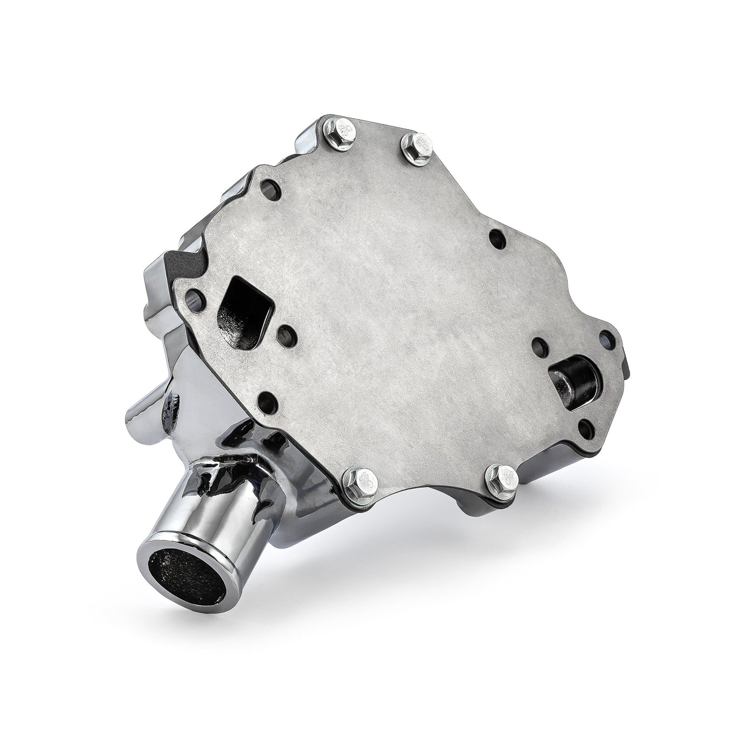 Bomba de agua del lado del conductor de aluminio de alto volumen Ford SB 289 302 351 Windsor, cromada