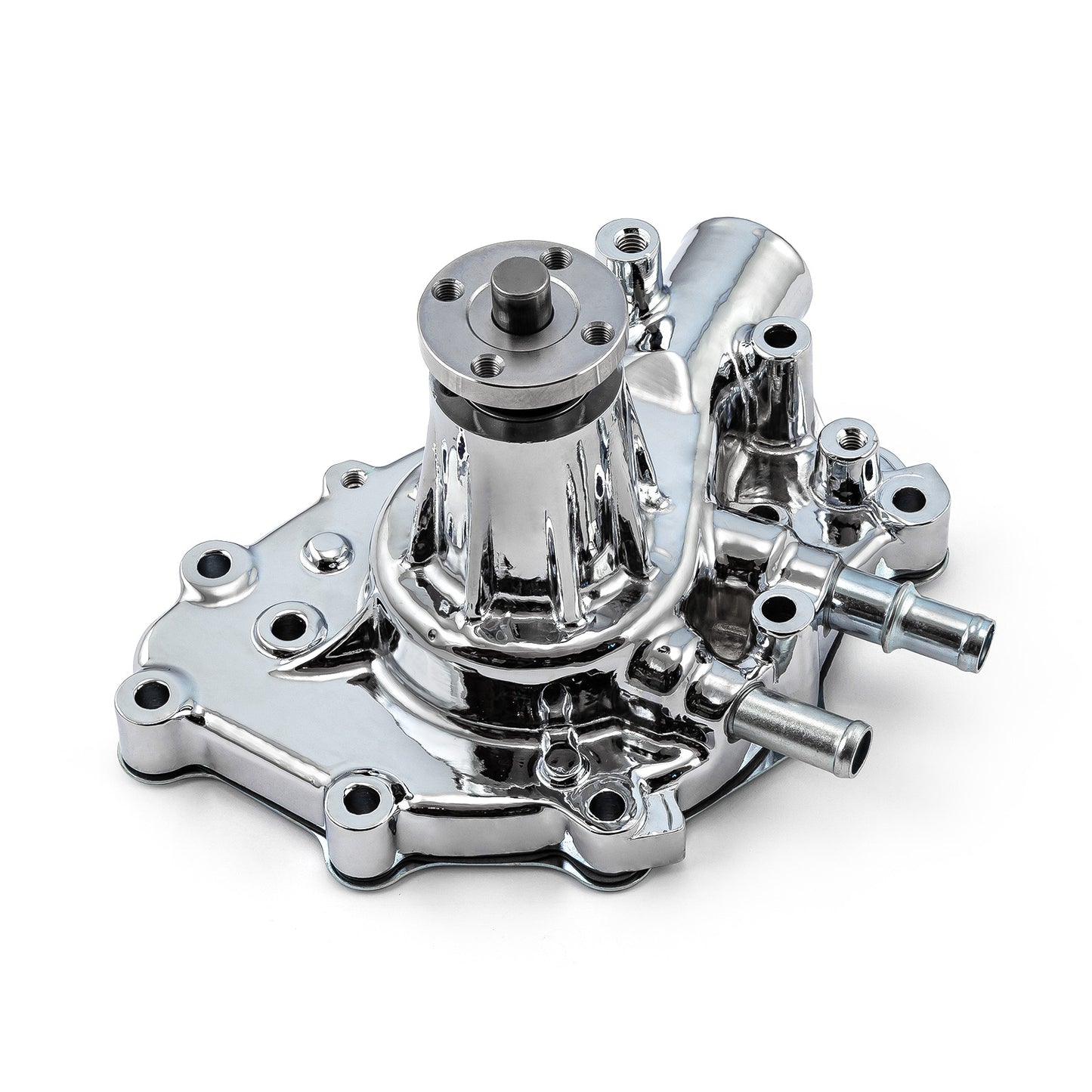 Ford SB 289 302 351 Windsor High Volume Aluminum Passenger Side Water Pump Chrome