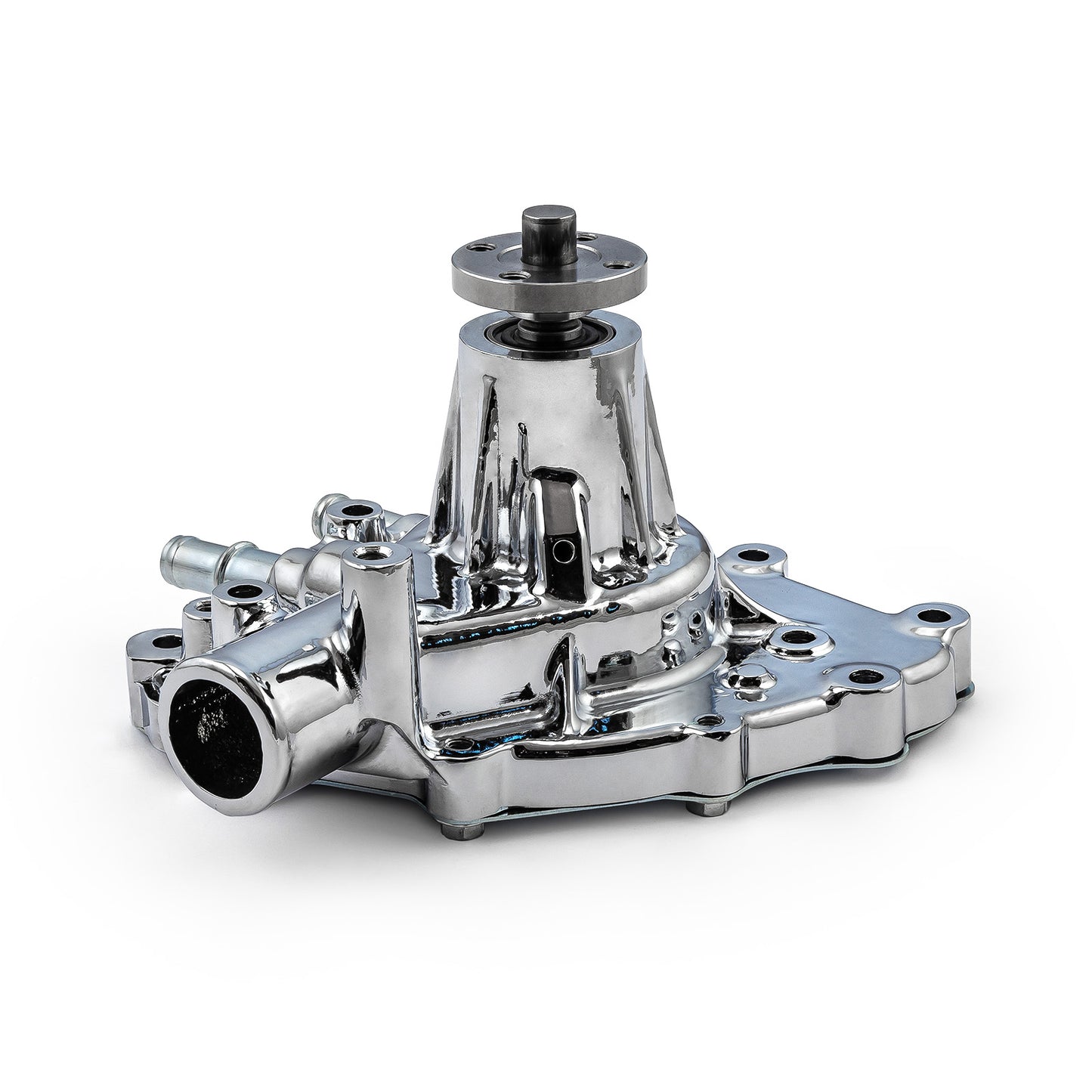 Bomba de agua del lado del pasajero de aluminio de alto volumen Ford SB 289 302 351 Windsor, cromada