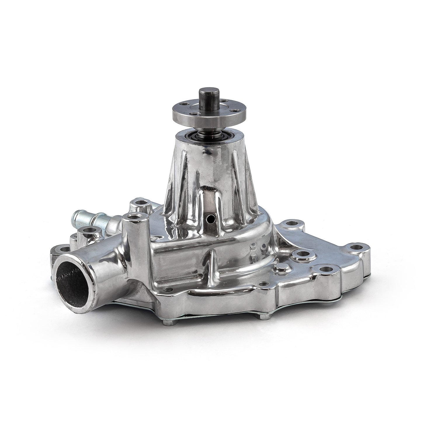 Bomba de agua para el lado del pasajero de aluminio de alto volumen Ford SB 289 302 351 Windsor pulida