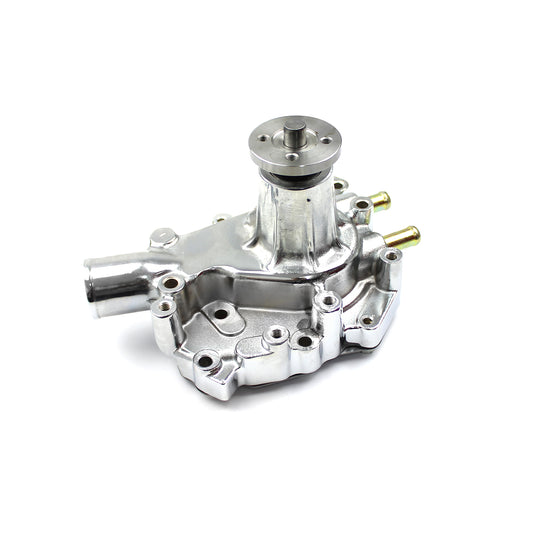 Bomba de agua Ford SB 289 302 351 Windsor de aluminio de alto volumen, lado del conductor, pulida