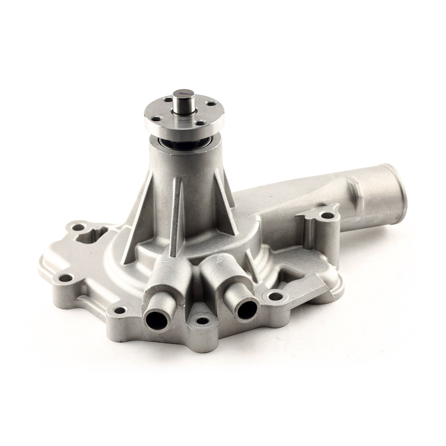 Bomba de agua corta de aluminio de alto volumen Oldsmobile Satinada