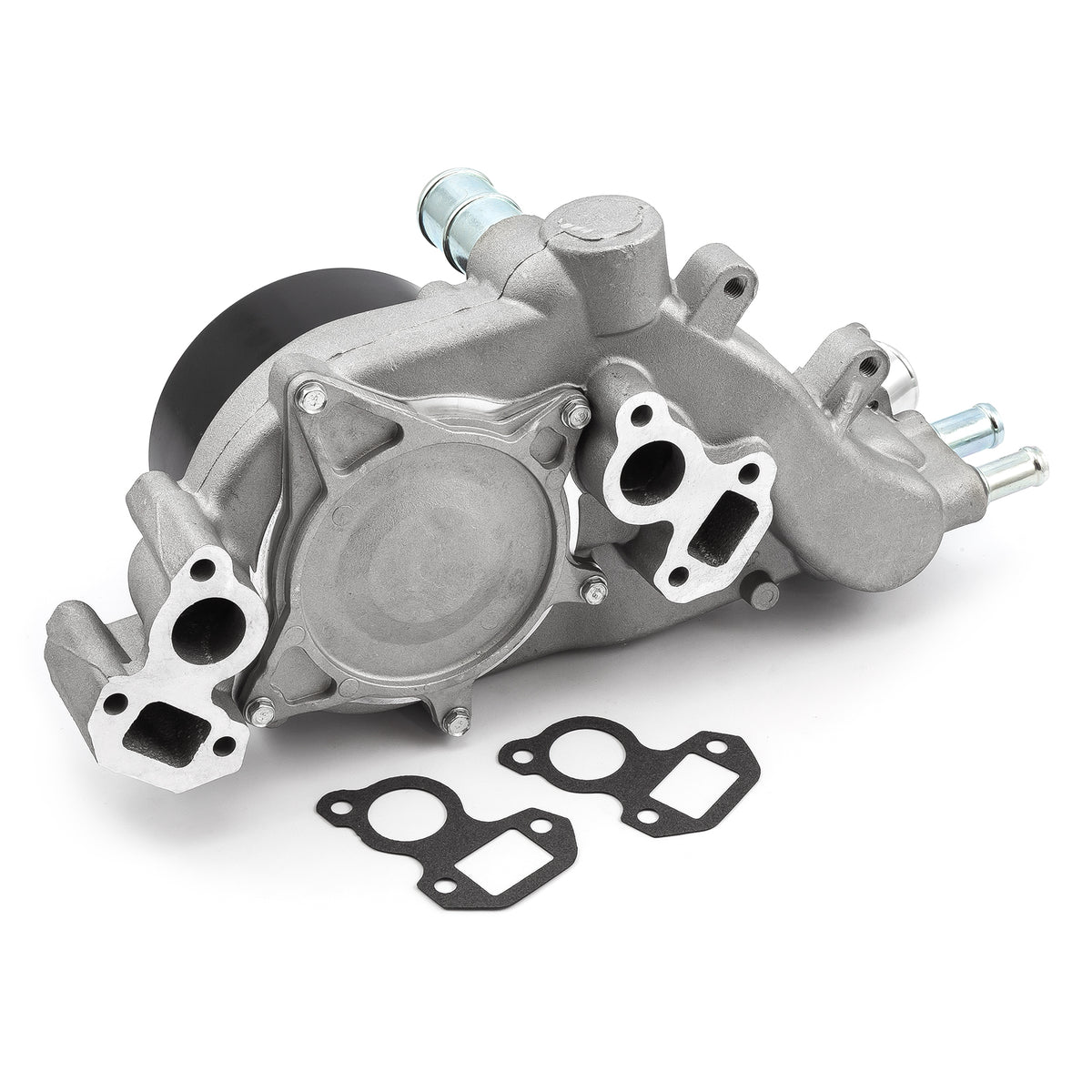 Bomba de agua de aluminio de alto volumen para el lado izquierdo del Chevy LS, carrocería F satinada Camaro