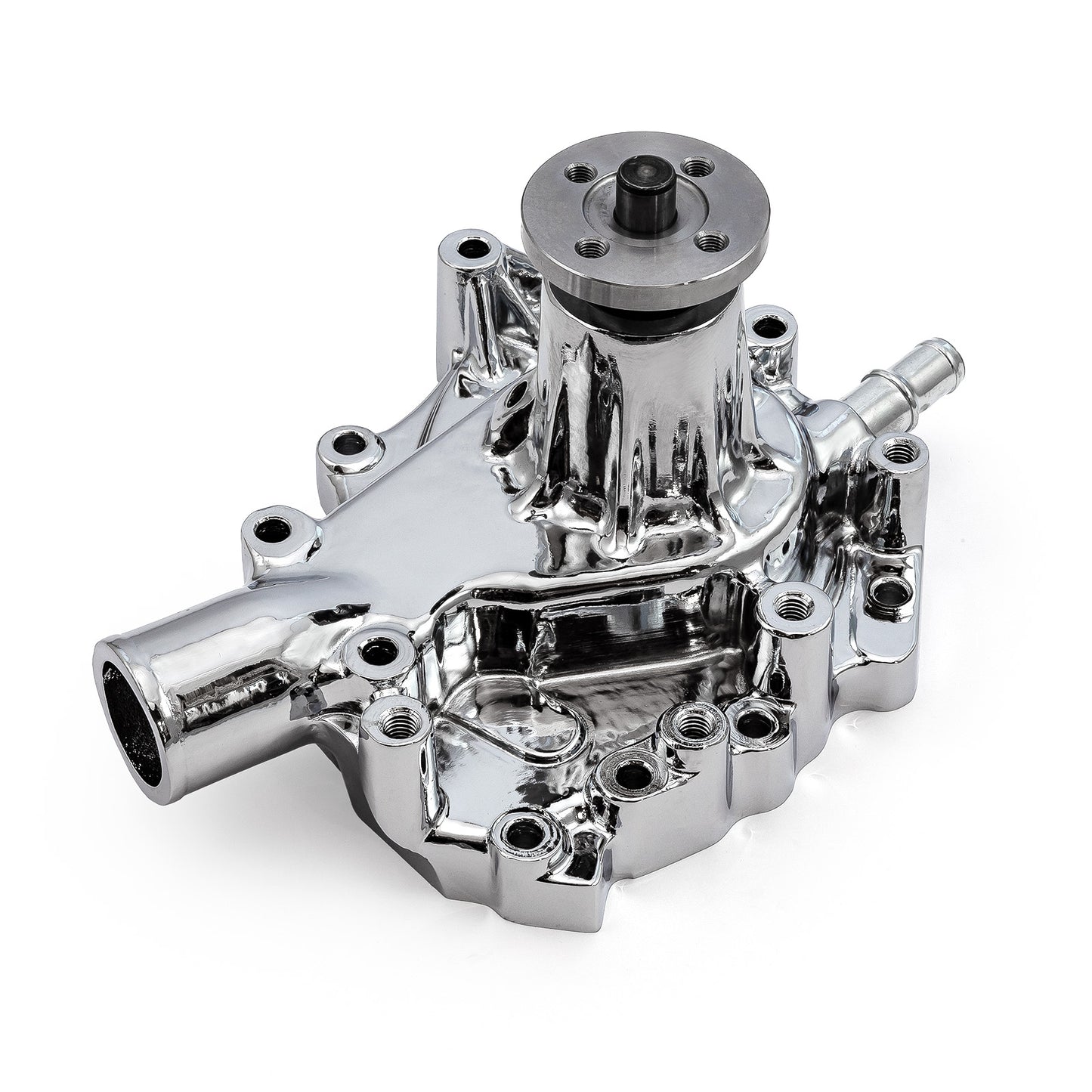 Bomba de agua de aluminio de alto volumen Ford 302 351C Cleveland cromada